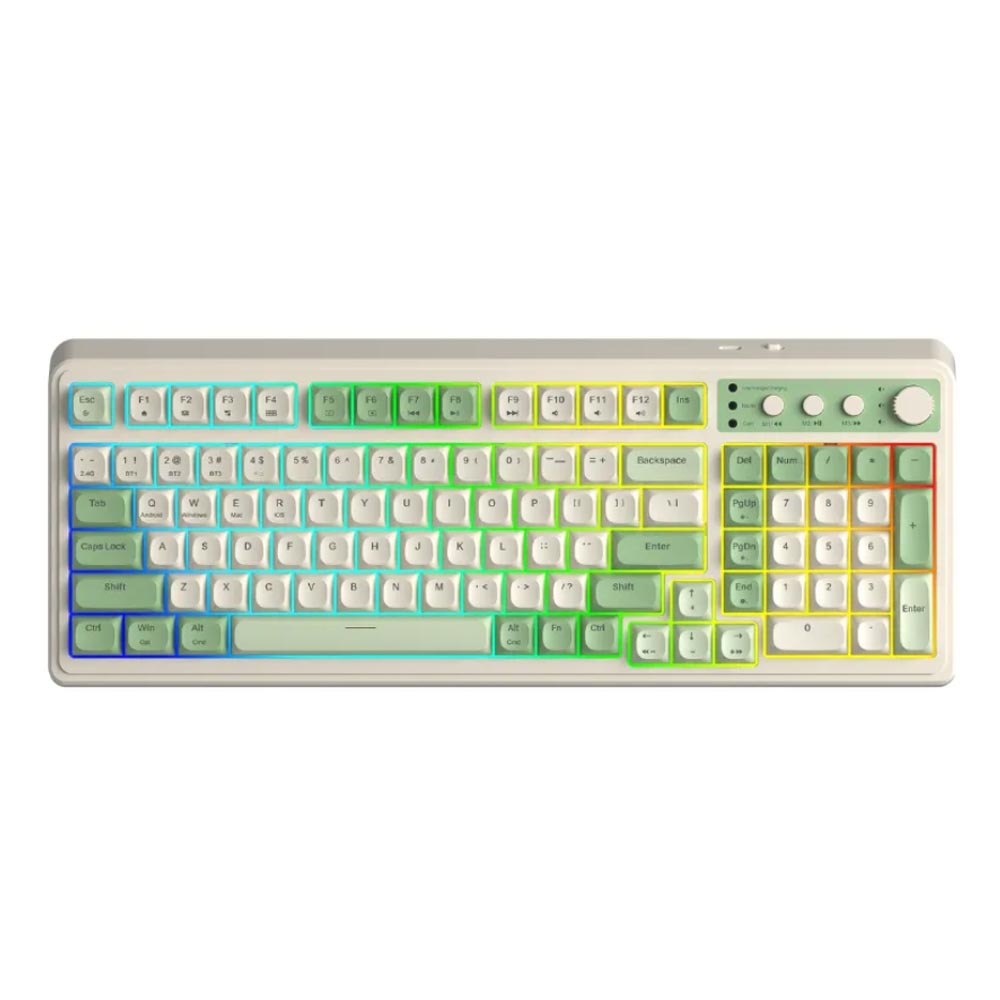 Bàn phím Gaming Aula S99 Xanh lá Be