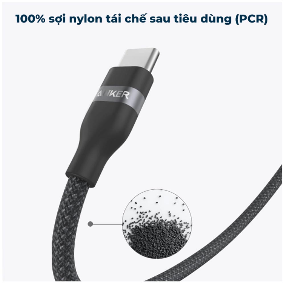 Cáp ANKER type C - type C 0.9m A82E2H11