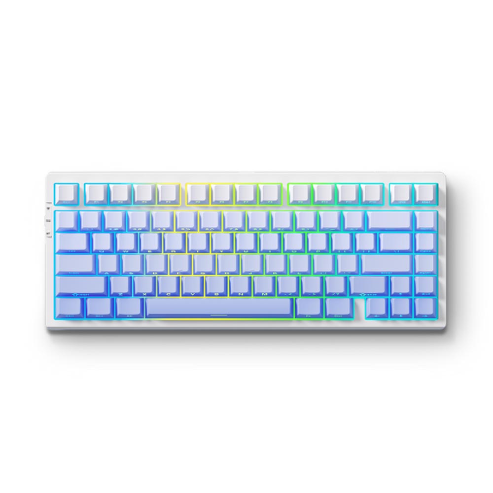 Bàn phím cơ MCHOSE 3 Modes G75 Pro Glacier Gradient Matcha Latte switch