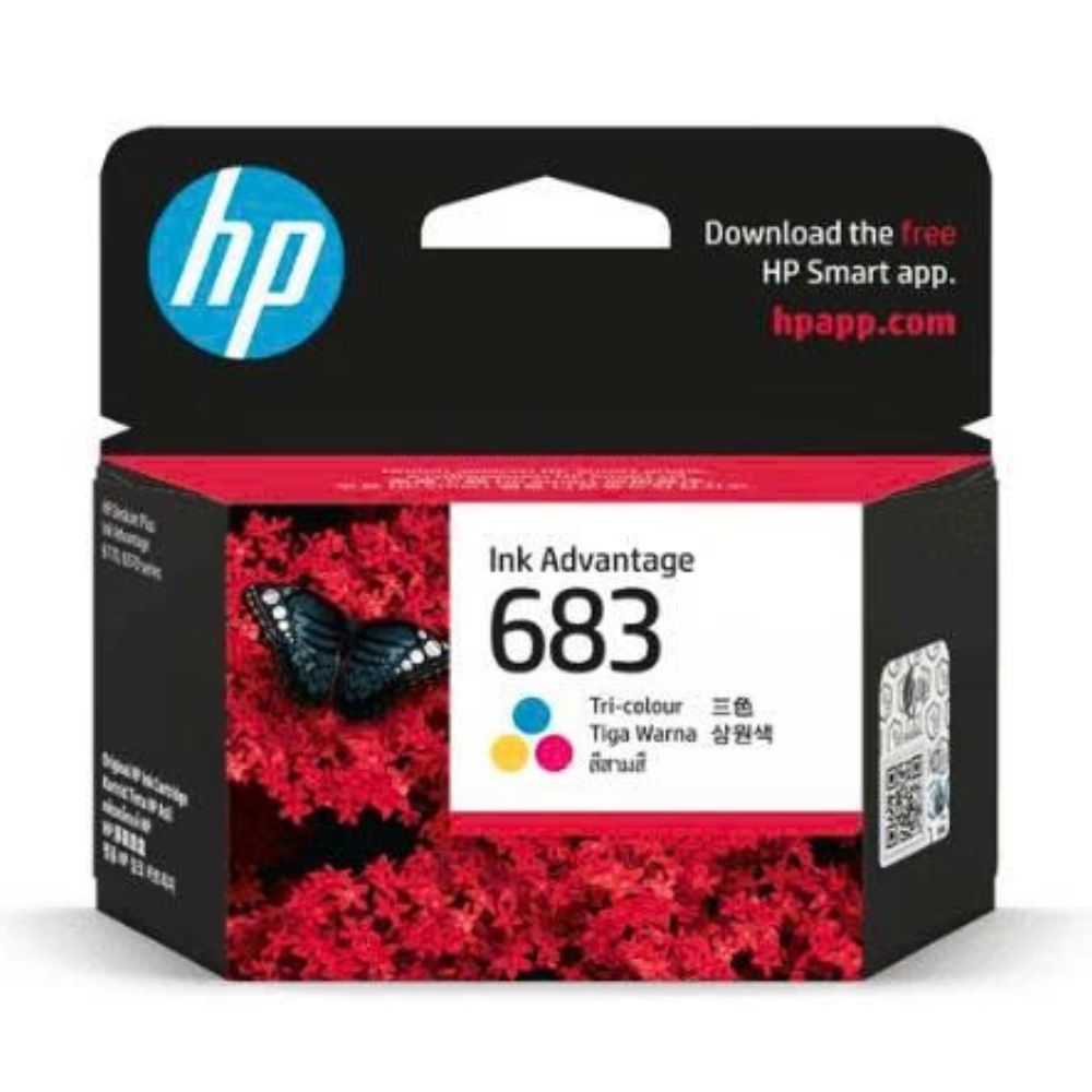 Mực in phun HP 683 Tri-color 7FP38ZA (Dùng cho máy DeskJet Ink Advantage 2989 All-in-One A24J7B)