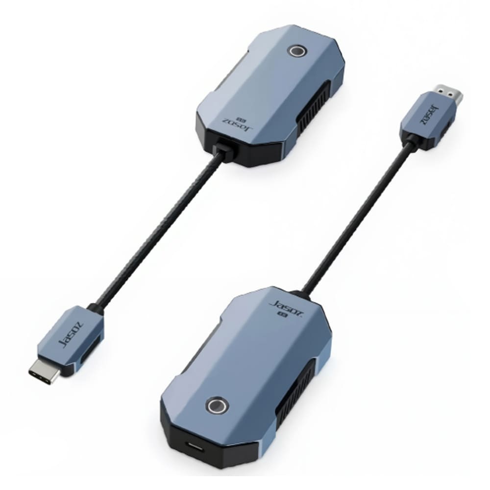 Bộ thu phát không dây trình chiếu từ xa HDMI không dây 50m Jasoz G166 T-G192 hỗ trợ 4K/30Hz (Nguồn phát Type-C)