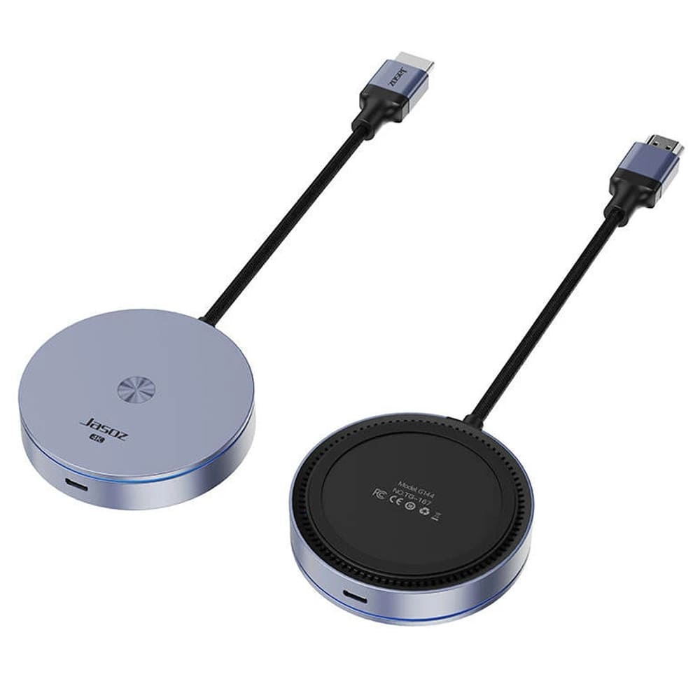 Bộ thu phát không dây trình chiếu từ xa HDMI không dây 30m Jasoz T-G167 hỗ trợ 4K/30Hz (vỏ nhôm)