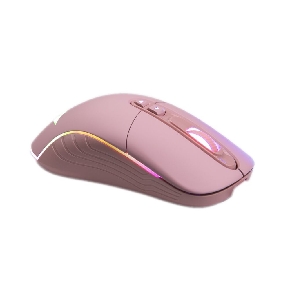 Chuột Gaming không dây Newmen WGX6 HỒNG (Bluetooth/Wireless/ Pin sạc)