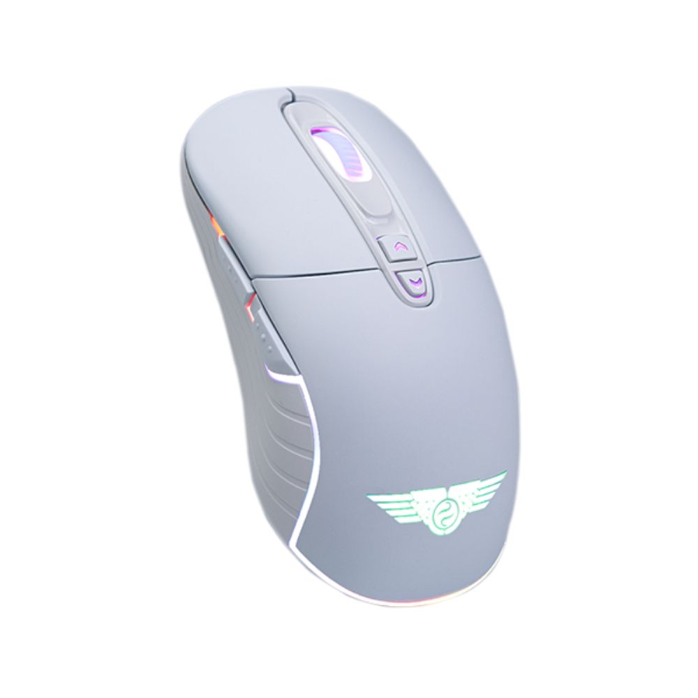 Chuột Gaming không dây Newmen WGX6 TRẮNG (Bluetooth/Wireless/ Pin sạc)