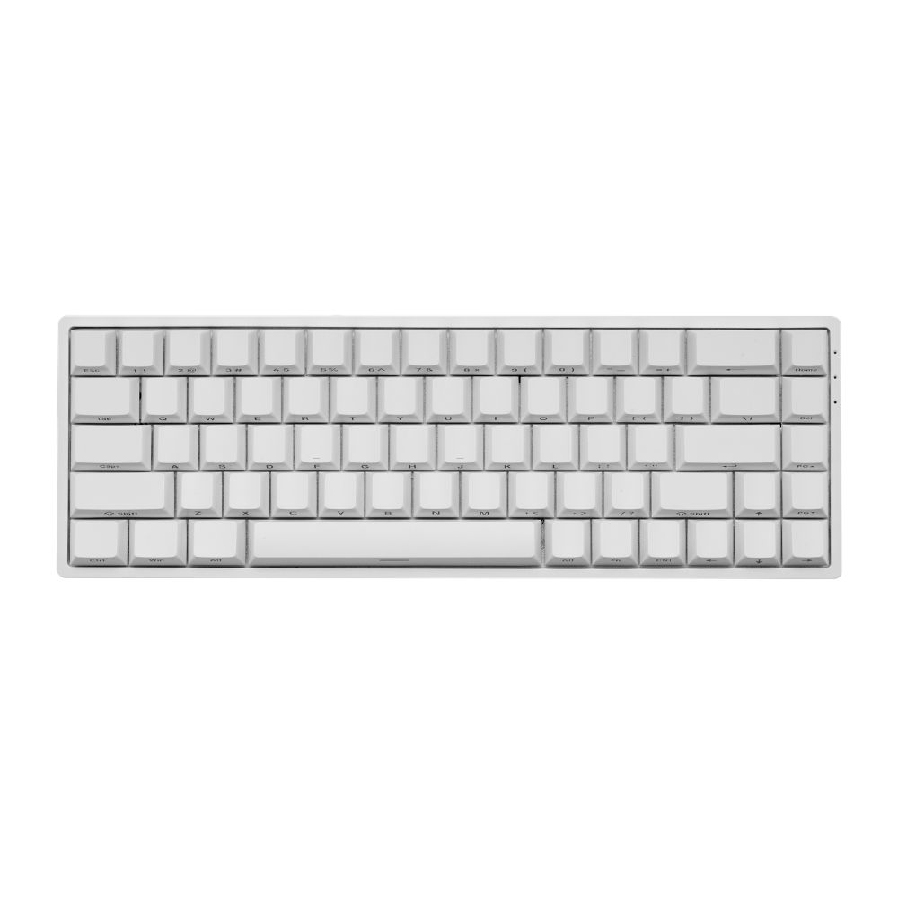 Bàn phím cơ AKKO FUN68 HE White Glare Magnetic Switches (Trắng)