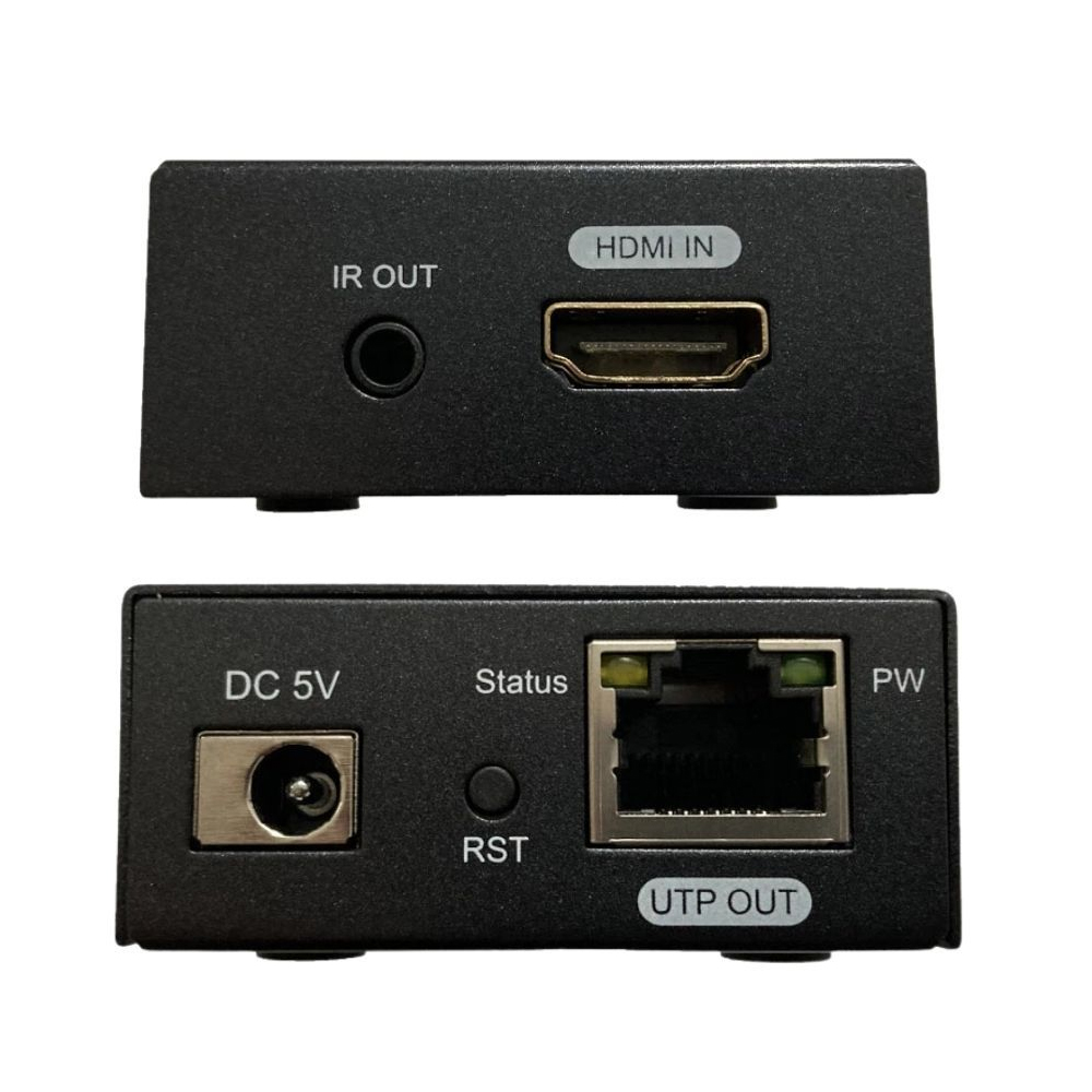 Bộ khuếch đại kéo dài tín hiệu HDMI qua Lan 60M VegGieg V-HE60