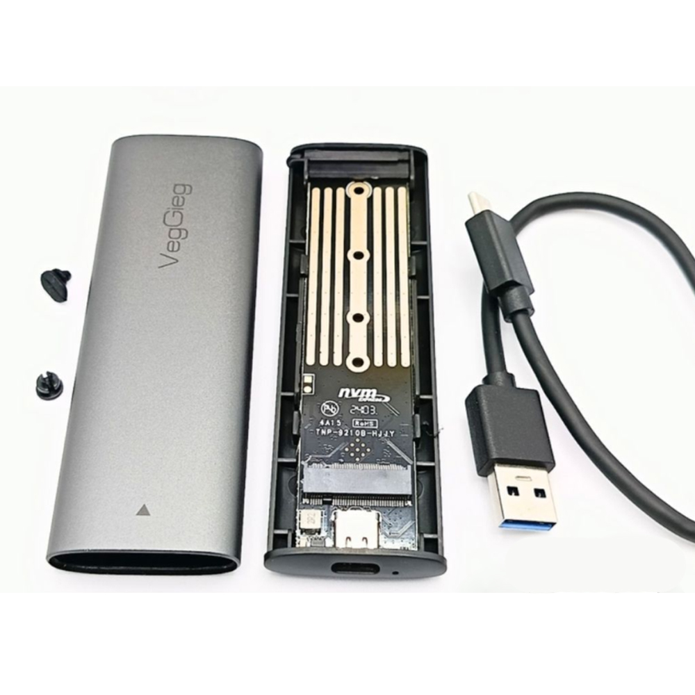 Hộp đựng ổ cứng VegGieg V-GM03 SSD M.2 NVMe USB Type -C