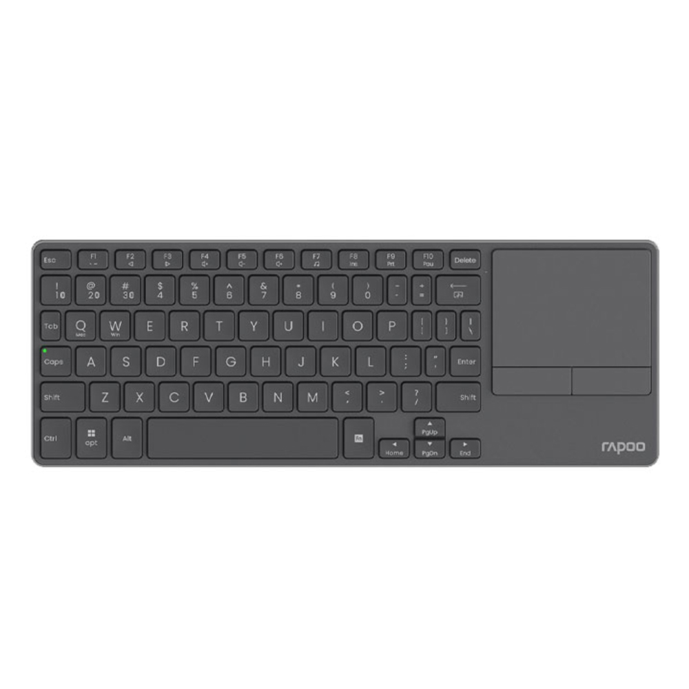 Bàn phím không dây Rapoo E900T Màu đen – Bàn phím kèm touchpad không dây (Bluetooth/Wireless)