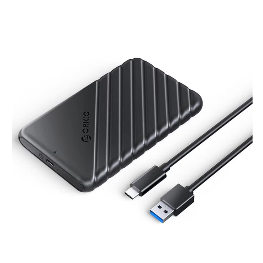 Hộp đựng ổ cứng Orico 25PW1-C3-BK 2.5Inch USB Type -C (Màu đen)