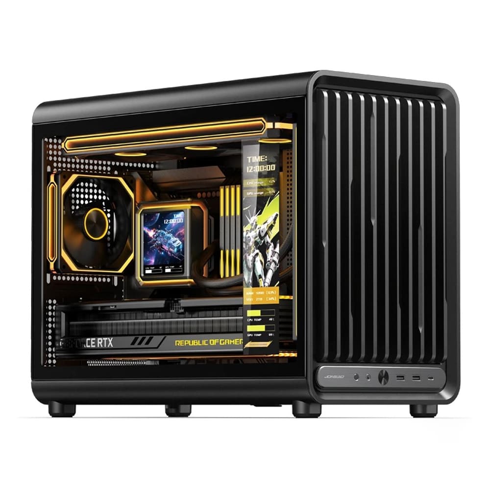 Vỏ máy tính JONSBO D33 BLACK (Mini Tower/ M-ATX/ Đen)