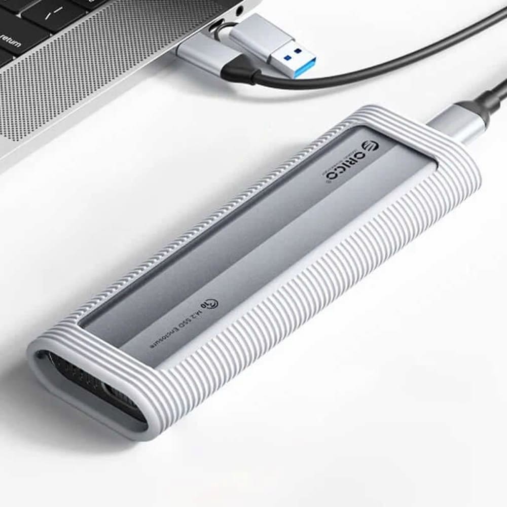 Hộp đựng ổ cứng Orico AXM2-G2-V1-GY-BP SSD M2 NVME (Tốc độ 10Gbps)