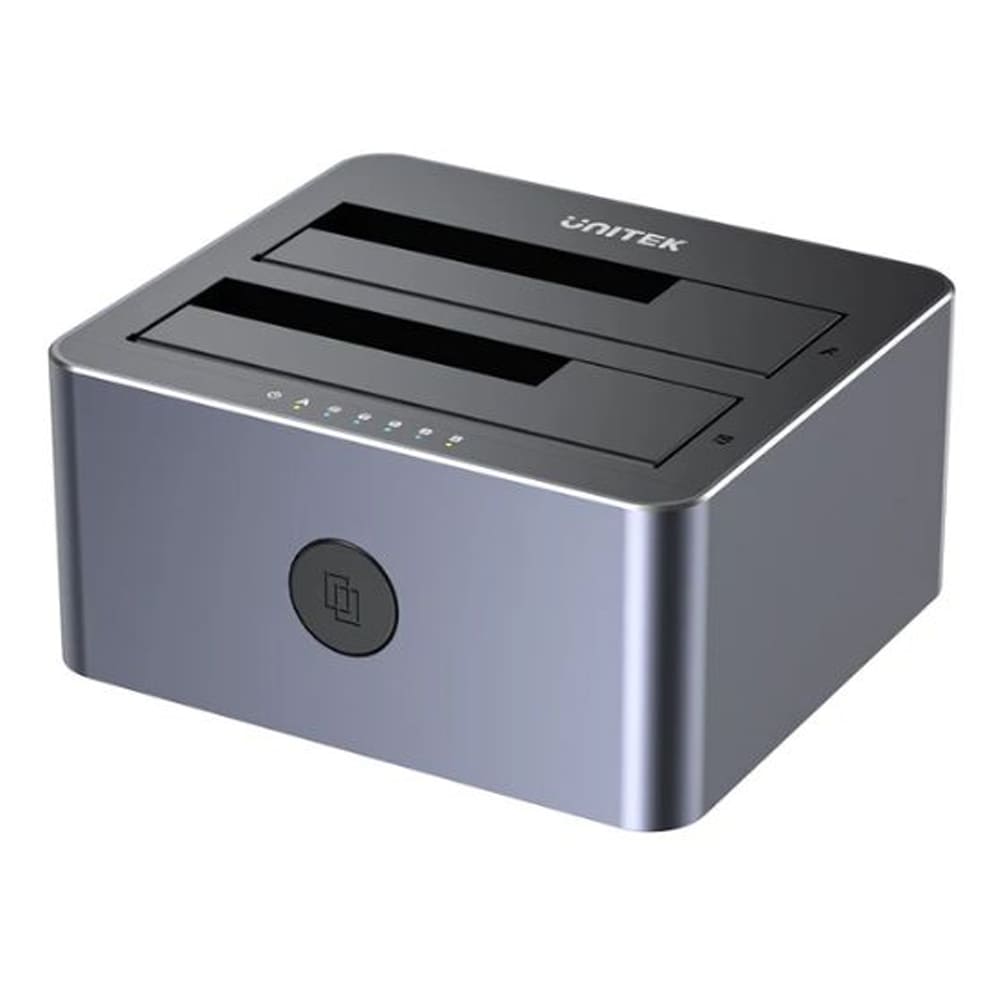 Đế ổ cứng (Docking) Unitek Y-3026GY01 2 Bay 2.5inch, 3.5inch SATA3 5Gbps