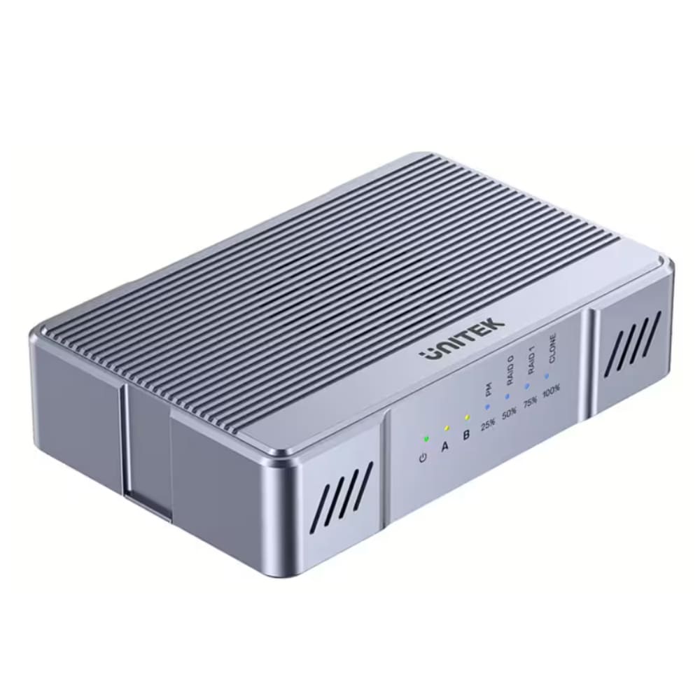 Hộp đựng ổ cứng SSD Unitek S1247AGY01 M.2 Gen3x2 2 khe RAID 20Gbps