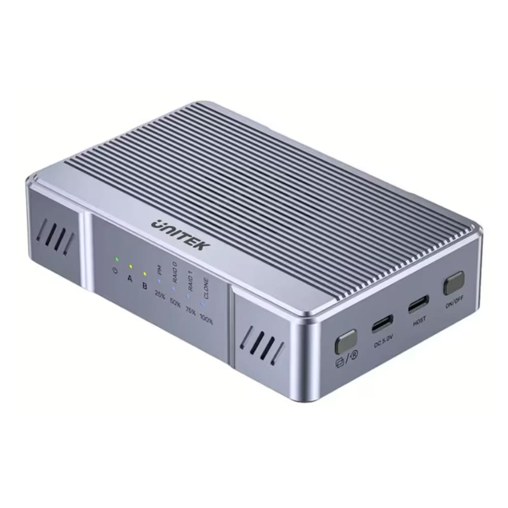 Hộp đựng ổ cứng SSD Unitek S1247AGY01 M.2 Gen3x2 2 khe RAID 20Gbps