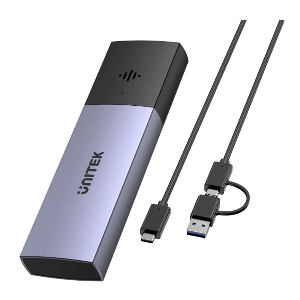 Hộp đựng ổ cứng SSD Unitek S1251AGY01 M.2 NVMe USB Type-C 10Gbps (chống trộm)
