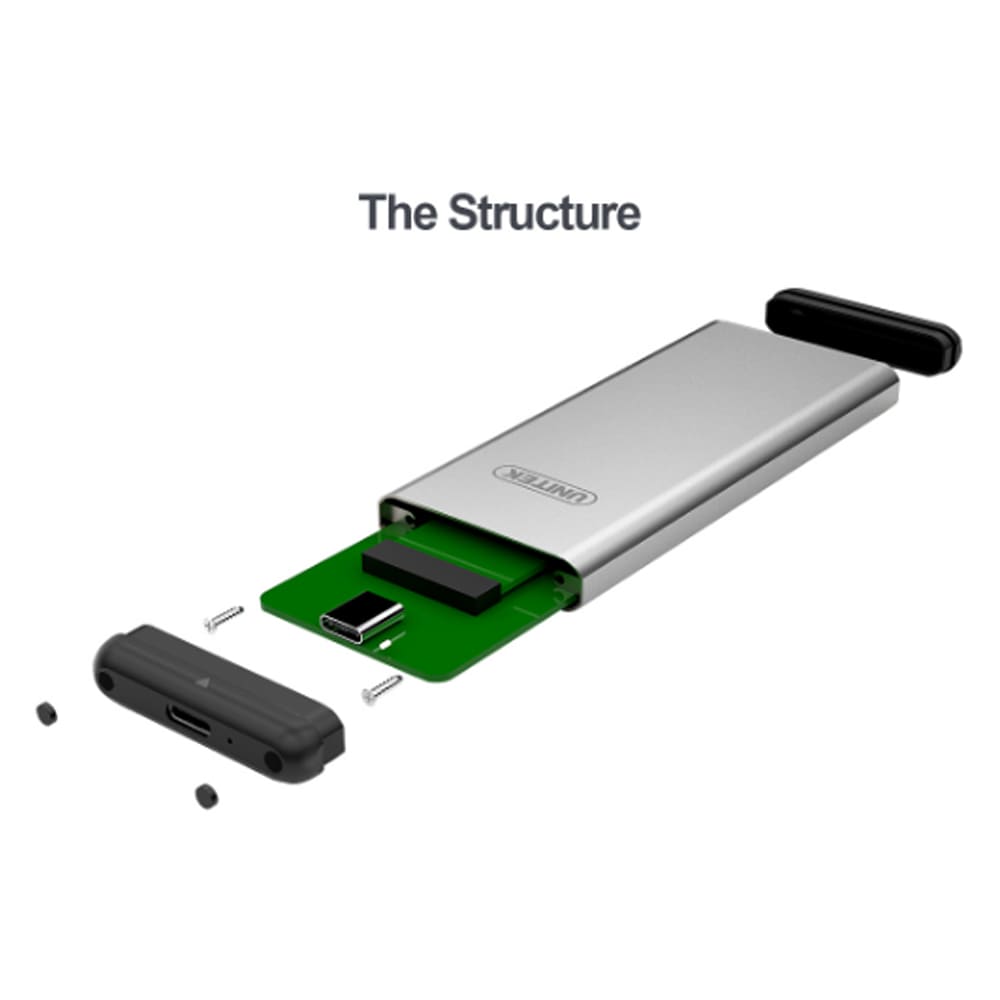 Hộp đựng ổ cứng Unitek Y-3365 SSD M.2 Sata USB3.0