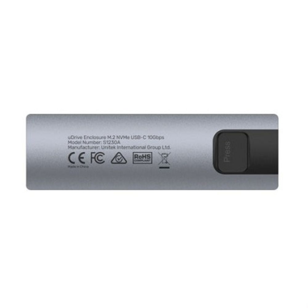Hộp đựng ổ cứng SSD Unitek S1230A M.2 NVMe USB Type-C 10Gbps