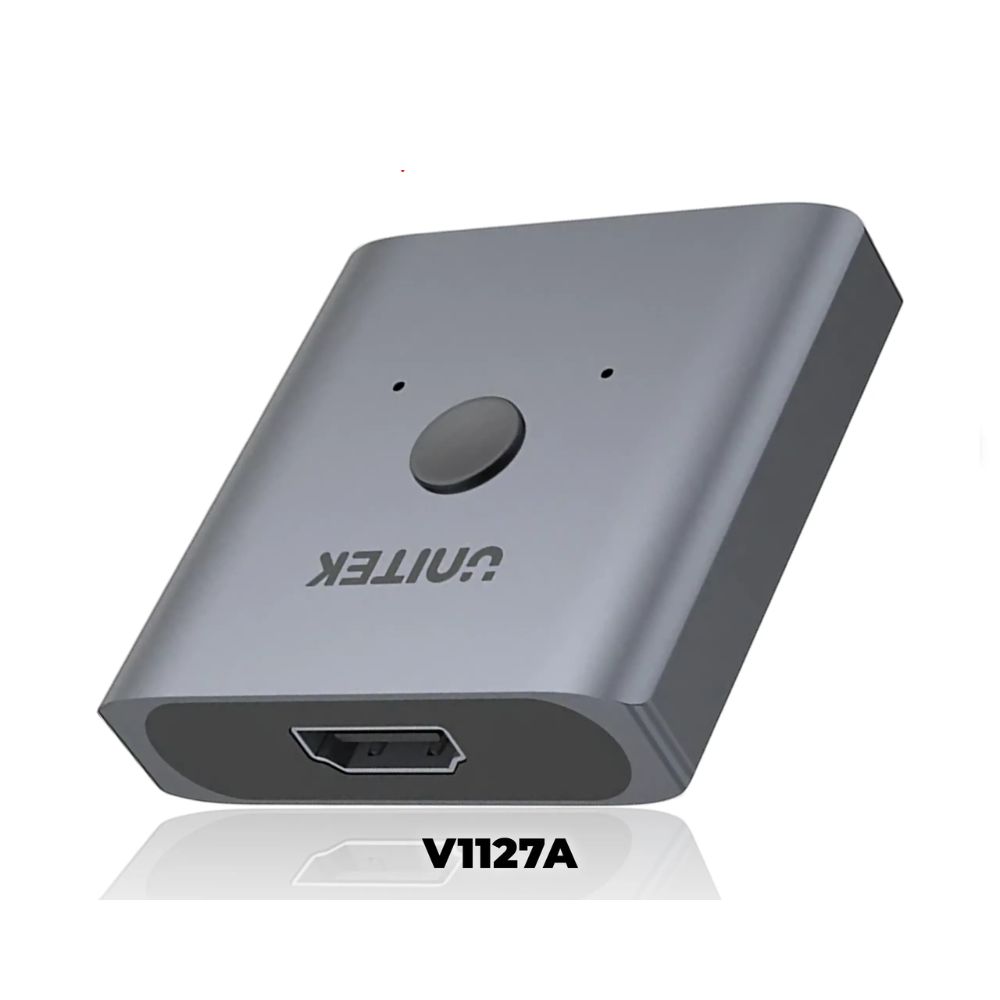 Bộ chia cổng HDMI Unitek V1127A 2 ra 1 cổng hỗ trợ 4K@30Hz cao cấp