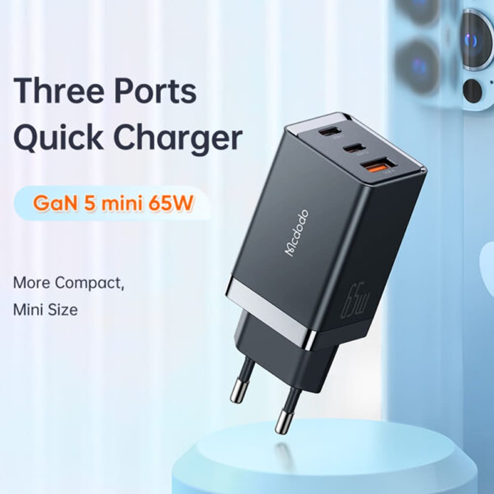 Củ sạc Mcdodo 2 cổng type C 1 cổng USB 67W CH-1541