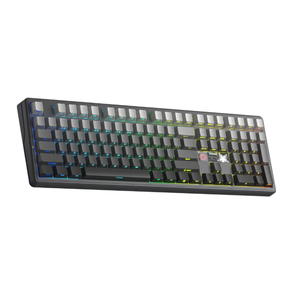 Bàn phím cơ Aula 3 MODE F108 Pro V2 xám đen gradient X3 switch
