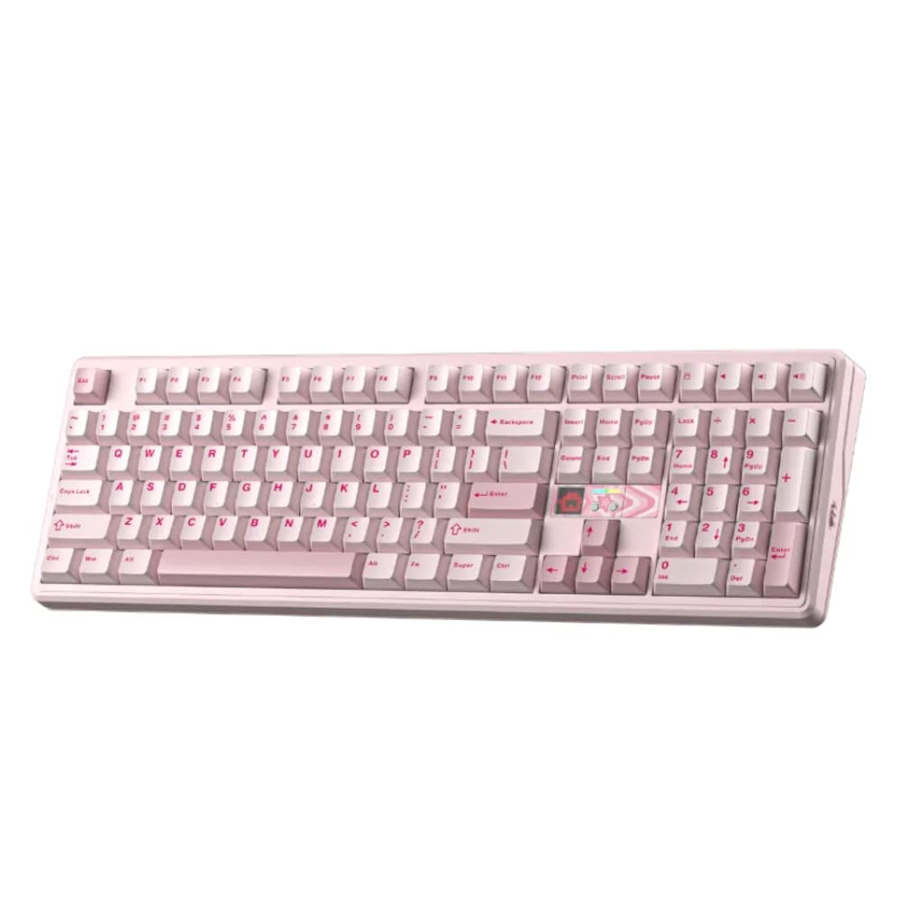 Bàn phím cơ Aula 3 MODE F108 Pro V2 Hồng Strawberry Mint switch