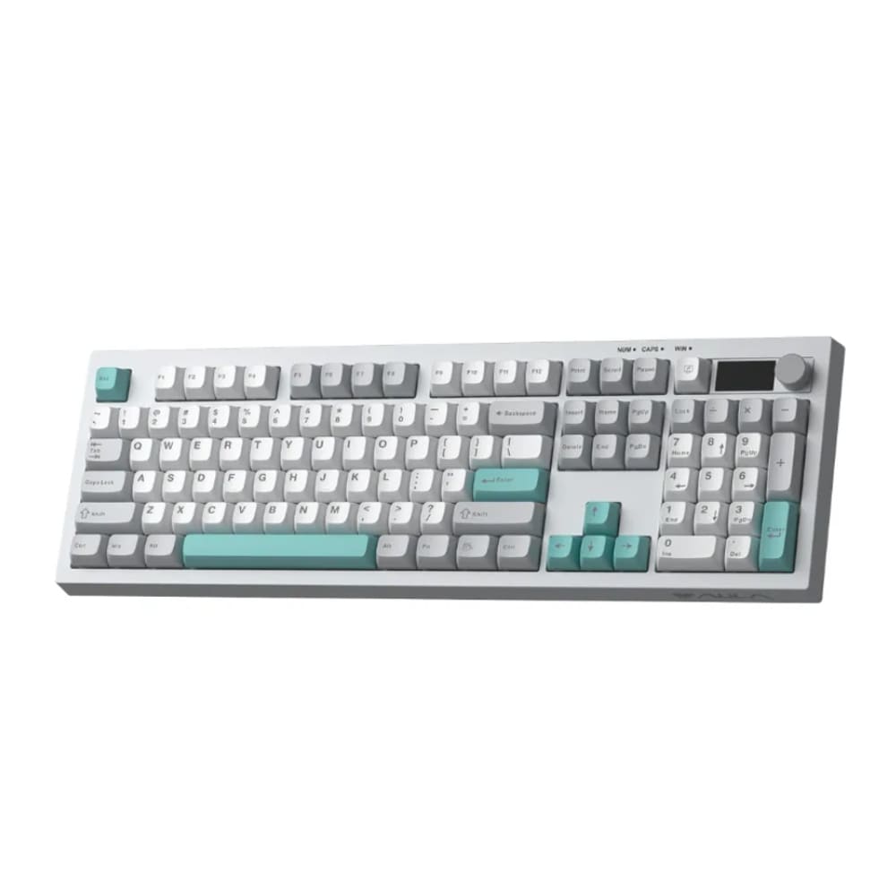 Bàn phím Gaming Aula 3 MODE S102 PRO Xám Be Xanh Ngọc