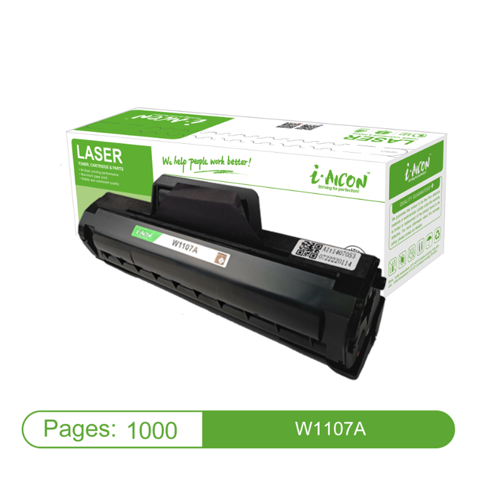 Mực in laser I-Aicon W1107A (Dùng cho máy 107a/107w/MFP135a/135w/137fnw)