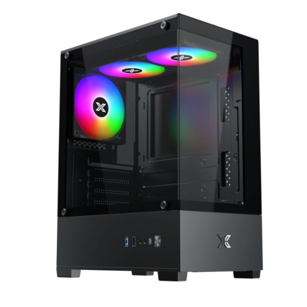 Vỏ máy tính Xigmatek View III 3F (M-ATX/ Đen)