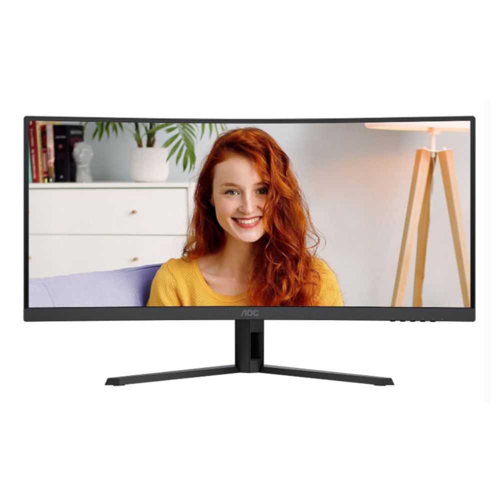 Màn hình đồ họa AOC CU34B3E (34Inch/ UWQHD (3440x1440)/ 1ms/ 120Hz/ 300cd/m2/ VA/ USB-C)