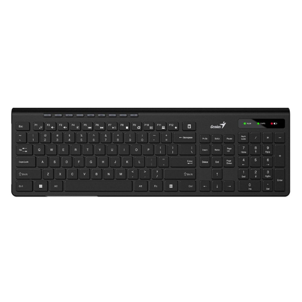 Bàn phím không dây Genius Slimstar 7230 (2.4Ghz/ Đen)