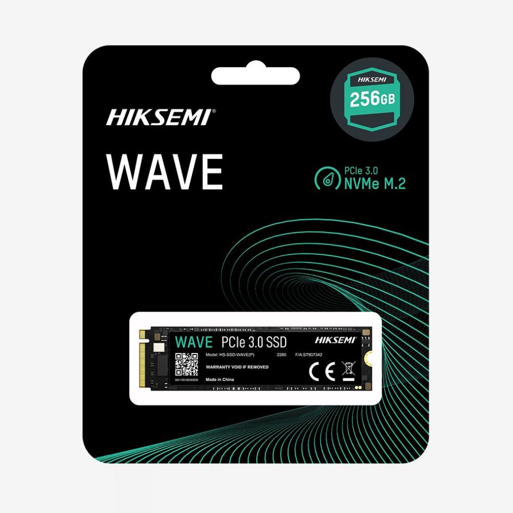 Ổ SSD HIKSEMI HS-SSD-WAVE(P) 256G (NVMe PCIe/ Gen3x4 M2.2280/ 2280MB/s/ 1800MB/s)
