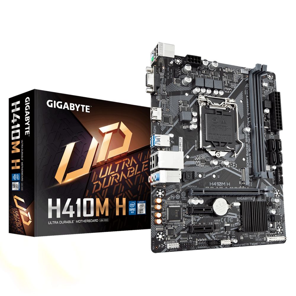 Mainboard Gigabyte H410M H (Intel H410/ Socket 1200/ M-ATX/ 2 khe ram)