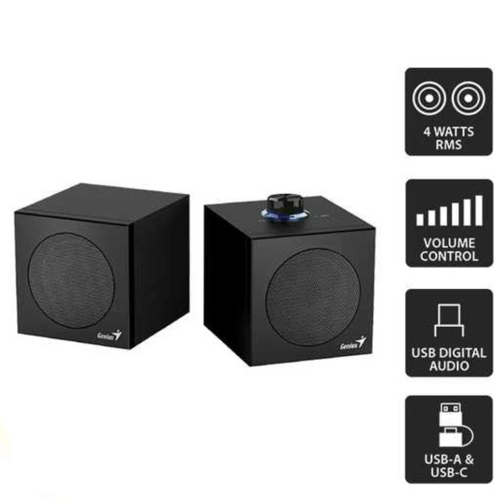 Loa vi tính Genius SP-HF300U 2.0 Màu đen