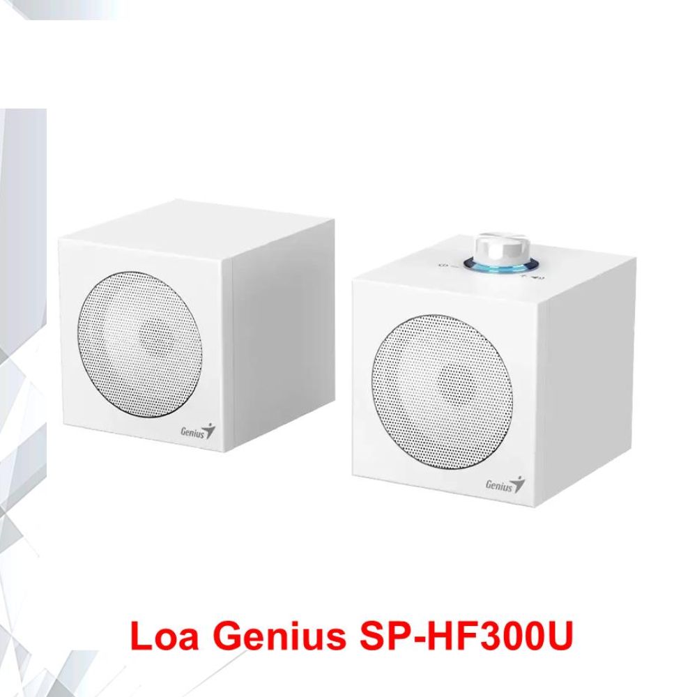 Loa vi tính Genius SP-HF300U 2.0 Màu trắng