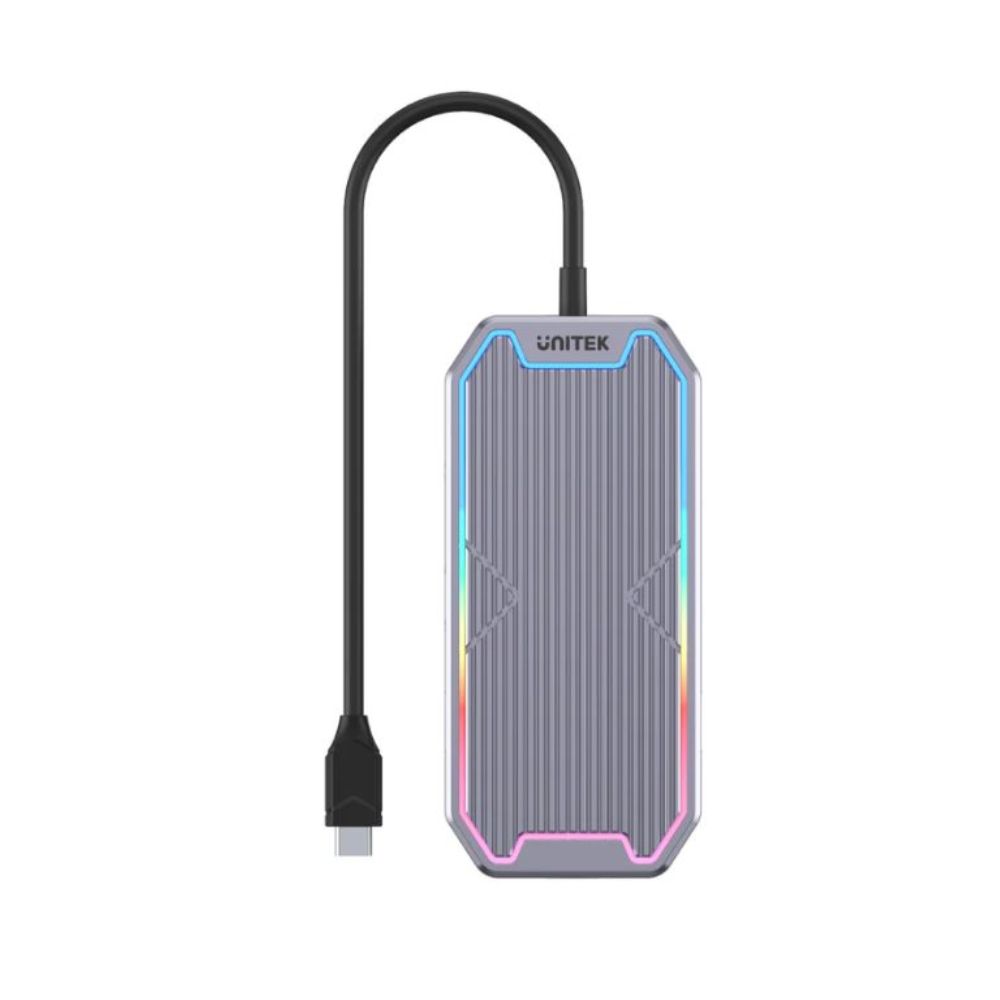 Bộ chuyển đổi Unitek D1029A 7 in 1 USB Type-C sang HDMI 4K 60Hz + 3.5mm + USB 3.0 + LAN + PD 100W