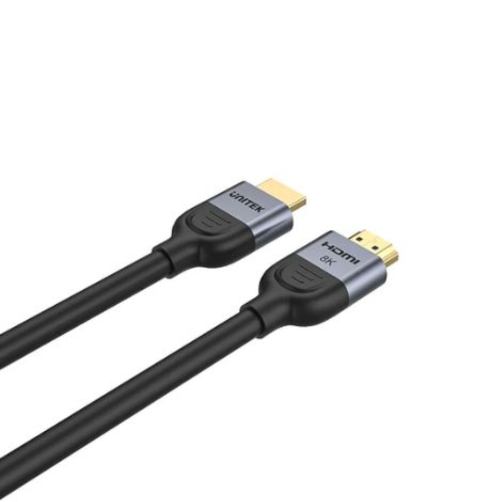 Cáp HDMI Unitek C11086GY01 1M chuẩn HDMI 2.1 hỗ trợ 8K@60Hz, 4K@120Hz, 2k@144Hz