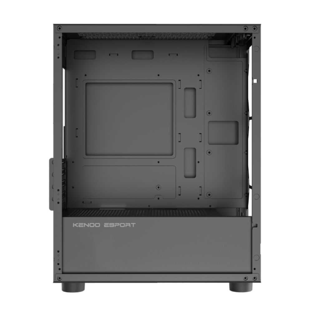 Vỏ máy tính KENOO ESPORT M300 -3F - Màu Đen (Mid Tower/ M-ATX)