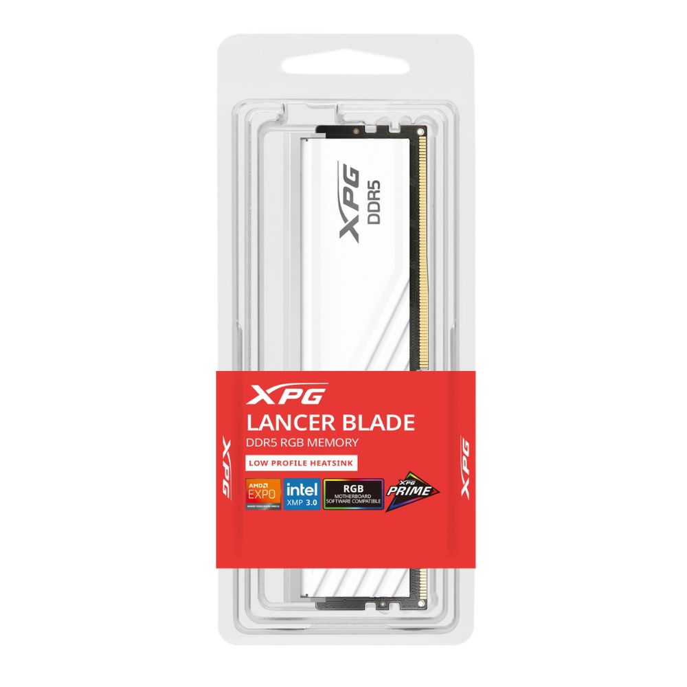 Ram PC Adata XPG Lancer Blade RGB 16GB DDR5 5600Mhz White