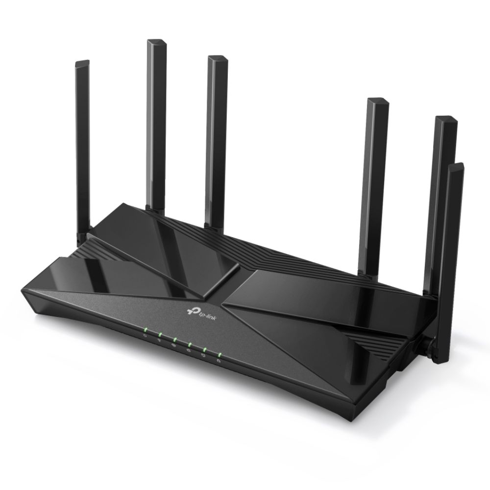 Bộ phát wifi 6 TP-Link Archer AX56HP màu đen (Chuẩn AX/ AX3000Mbps/ 6 Ăng-ten ngoài/ EasyMesh/ 35 User)