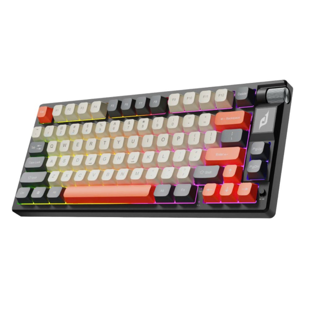 Bàn phím cơ E-Dra EK375WA gray-off white-orange