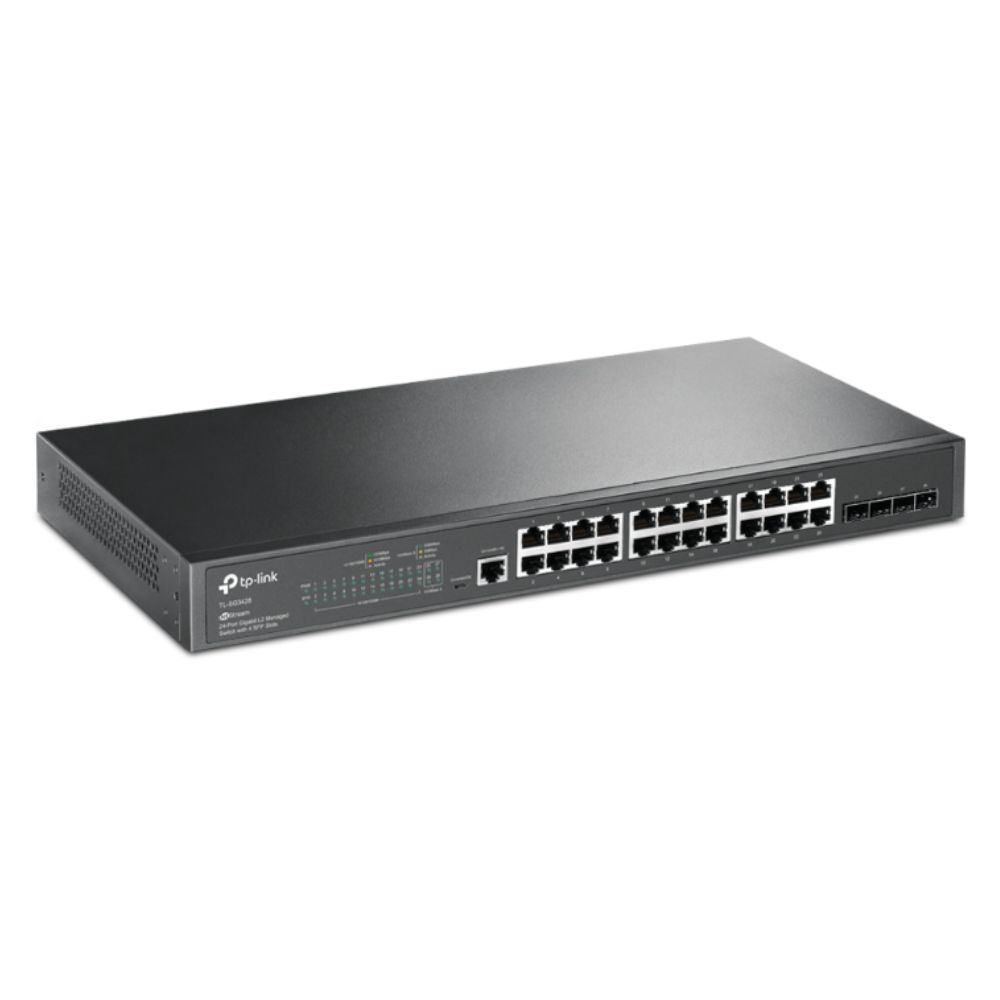 Switch TP-Link TL-SG3428 (Gigabit 1000Mbps/ 28 Cổng/ 4 SFP/ Smart Switch/ Vỏ Thép)