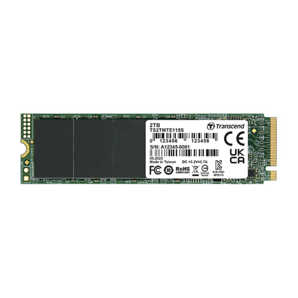 Ổ SSD Transcend 115S 250GB TS250GMTE115S (NVMe PCIe/ Gen3x4 M2.2280/ 3000MB/s/ 1300MB/s)