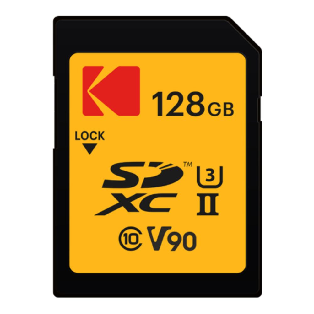 Thẻ nhớ SD Kodak 128GB UHS-II U3 V90 (R:280MB/s/ W:240MB/s)