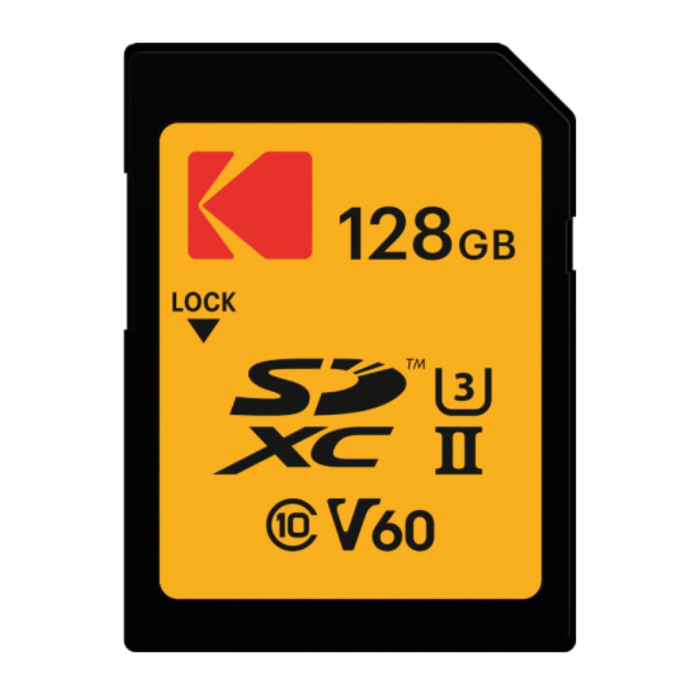 Thẻ nhớ SD Kodak UHS-II U3 V60 128GB (R:280MB/s/ W:100MB/s)