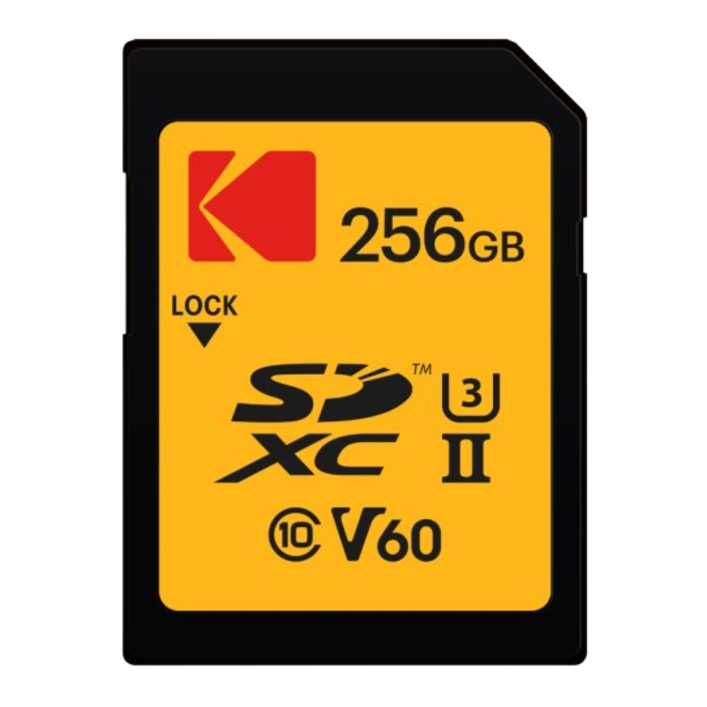 Thẻ nhớ SD Kodak UHS-II U3 V60 256GB (R:280MB/s/ W:150MB/s)