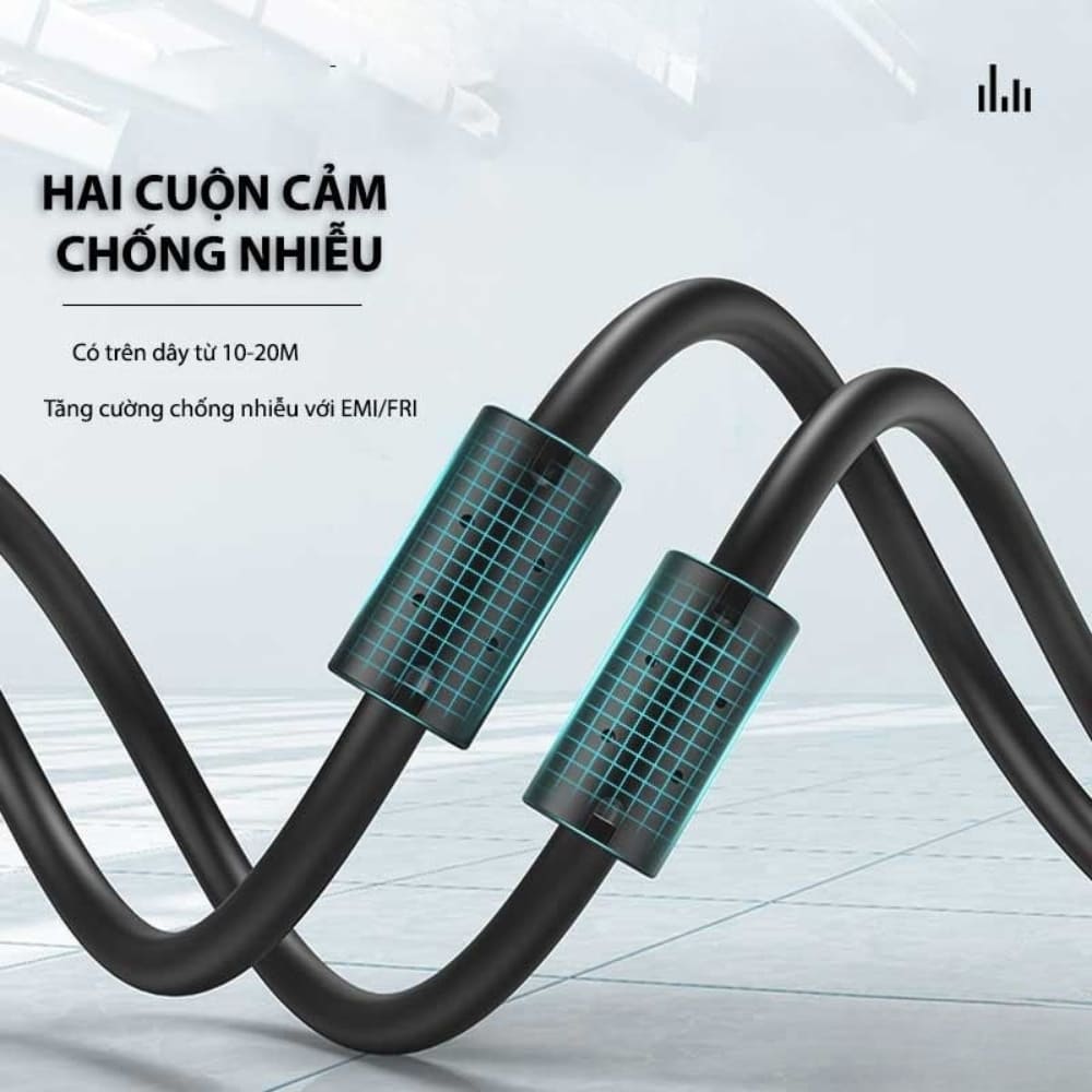 Cáp HDMI Jasoz T-A217 1.5M chuẩn HDMI 2.0 hỗ trợ 4K/60Hz Ultra HD