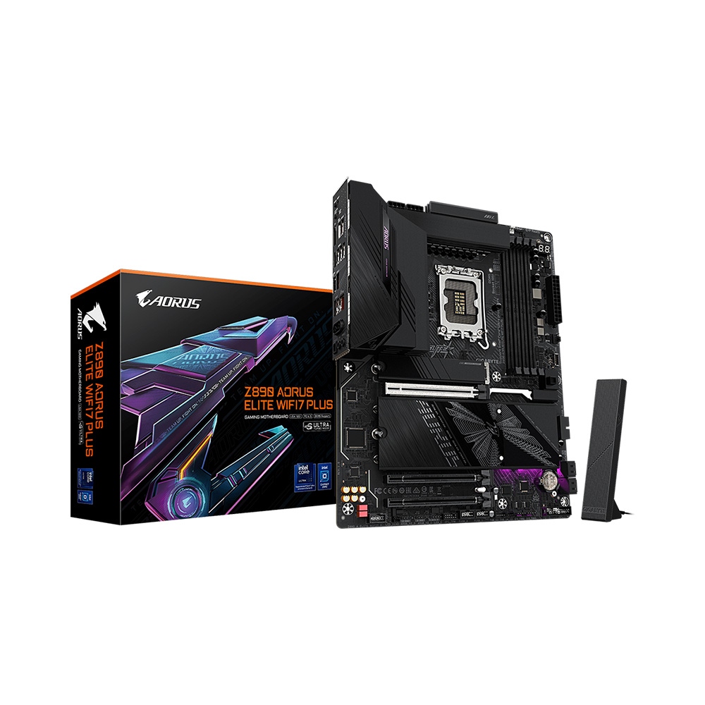 Mainboard Gigabyte Z890 AORUS ELITE WIFI7 PLUS DDR5 (Intel Z890/ Socket 1851/ ATX/ 4 khe ram)