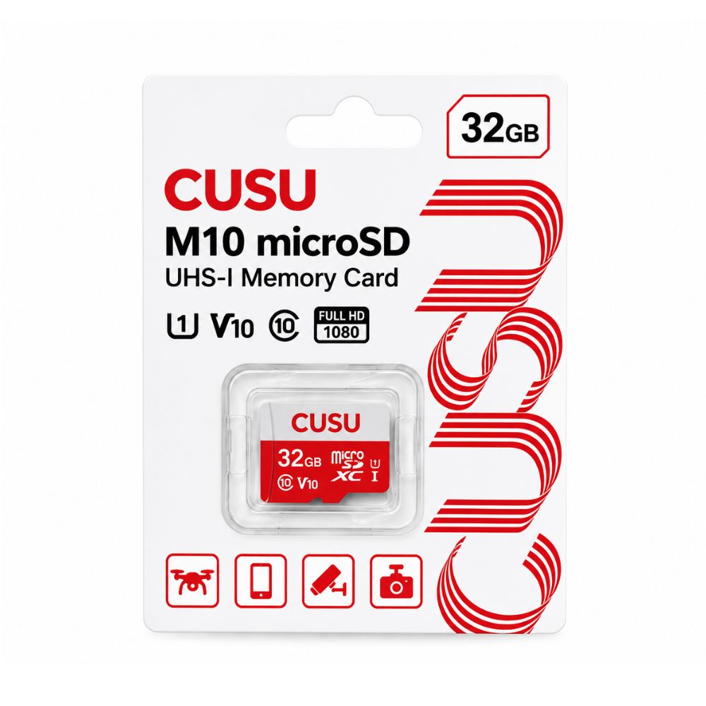 Thẻ nhớ MicroSD Cusu 32GB Class 10 U1 (R:80MB/s/ W:40MB/s)