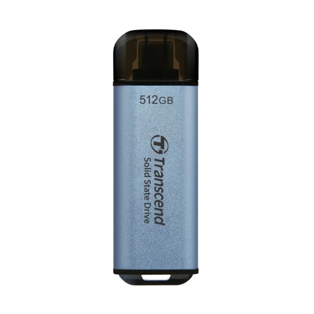 Ổ cứng di động SSD Transcend 512Gb TS512GESD300C - Màu xanh (1050MB/s/ 950Mb/s/ USB-C)