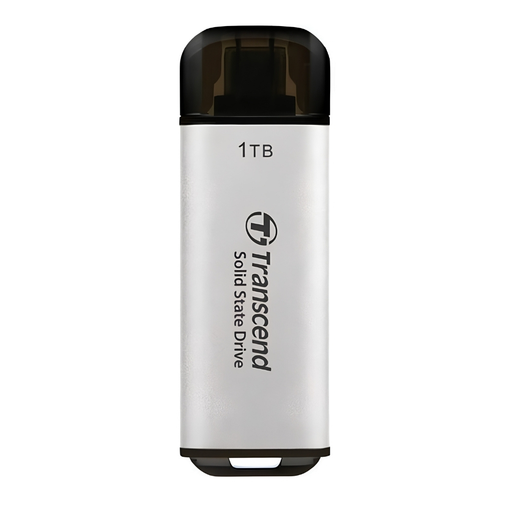 Ổ cứng di động SSD Transcend 1Tb TS1TESD300S - Màu bạc (1050MB/s/ 950Mb/s/ USB-C)
